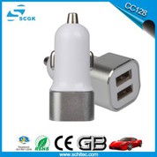 شارژر دوگانه USB قابل حمل ماشین برای تلفن هوشمند