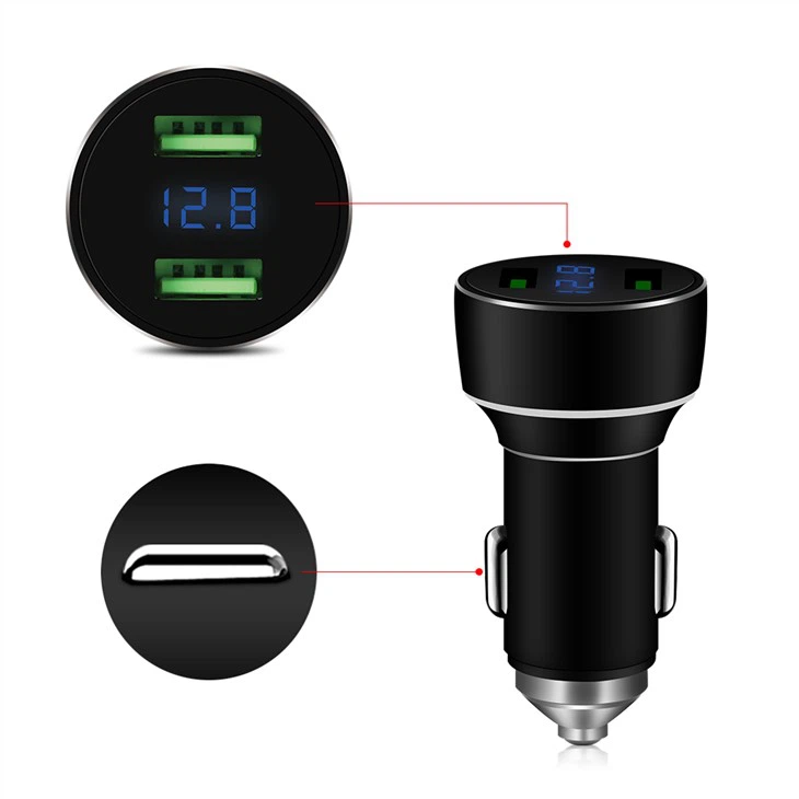 Hotsell 2 Port USB Car Charger 12v Car Charger Car Charge Quick Charge Car Charger