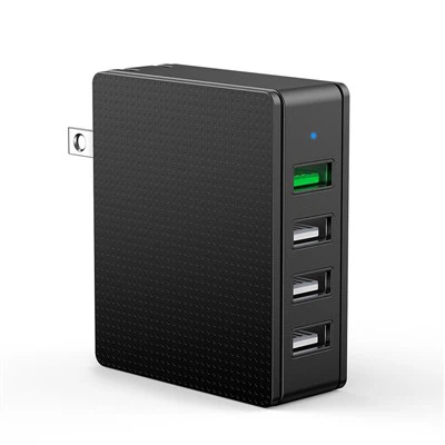 شارژر دیواری 5 ولت 3.1a 4 پورت USB با دوشاخه US