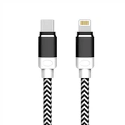 کابل USB شارژر داده 1M بافته شده از آلومینیوم نایلون سریع شارژر برای iPhone 7 7plus
